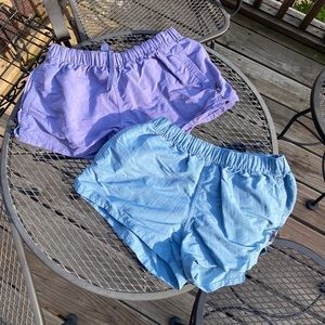 Two Patagonia Womens Baggies 2.5”